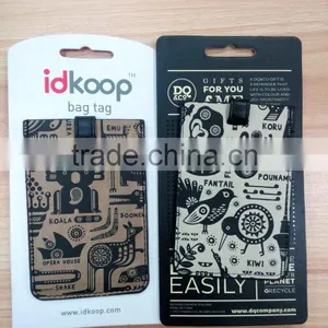 China Factory Custom Made Leather Luggage Tag thumbnail-2