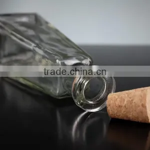 6 oz Pyramid Glass Bottle With Cork thumbnail-2