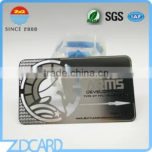 Luxury Electroplate Matt Black Metal VIP Card thumbnail-2