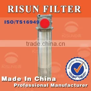 High Quality Fuel Filter for LIUGONG DRESSTA Construction Machinery Hydraulic Filters HG-A400*10F thumbnail-2