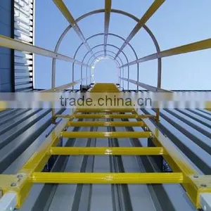 FRP/GRP Fiberglass Cage Ladder thumbnail-1