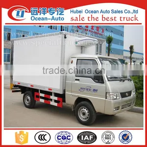 Foton 4X2 Gasoline Refrigerator Truck for Sale thumbnail-1