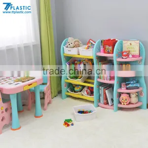 Cute Children's the Plastic Bookshelf/ Storage Rack Shelf thumbnail-1