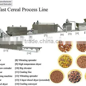 Corn Flakes Snack Food Machine/Breakfast Cereals Making Machine thumbnail-5
