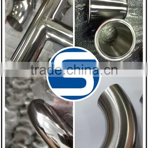 304 316 Stainless Steel Sanitary Pipe Fitting for Food Grade thumbnail-2