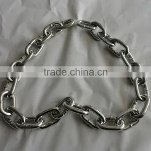Straight Welded Din763 Din764 Din766 Steel Link Chain thumbnail-4