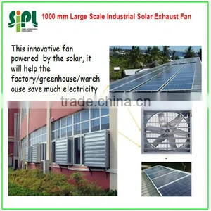 Solar Vent Fan Large Exhaust Fan! Hot Selling 24 V DC Exhaust Fan thumbnail-1