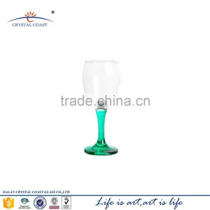 Promotional Handmade Ballon Wine Glass With Painting Colored Stem thumbnail-1