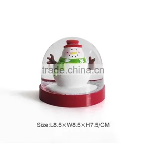 2016 Personalized Plastic Snowman Water Snow Globe thumbnail-5