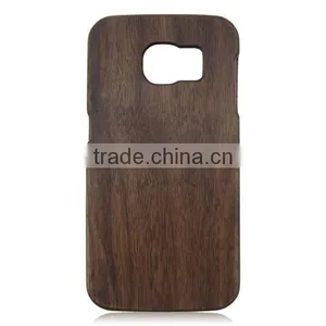 Hot Selling Customized Walnut Wood Mobile Phone Case,100% Wooden Case for Samsung S6 thumbnail-1