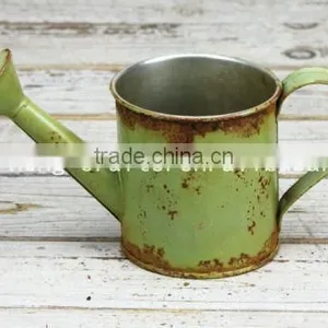 Hot Sales!!! Shabby Chic /christmas Green/ Flower Watering Can thumbnail-1