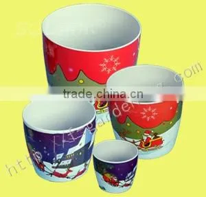 Top Round Flowerpot,christmas Plastic Pot,plastic Flower Pot thumbnail-1
