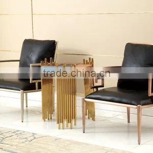 ND065 Luxury Stainless Steel Leisur Chair Modern and Comfortable Design thumbnail-1
