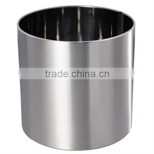 Stylish Stainless Steel Round Garbage Bin thumbnail-1