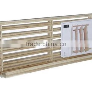 4 Tier Slatted Wooden Shoe Rack - 68 x 74 x 26 cm thumbnail-3