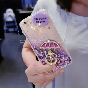 Крышки для мобильных телефонов из силикона с держателем для наклеек «Diamond Finger Ring Stent Holder» для iPhone 7/7Plus/6/6s/6plus/6splus thumbnail-3