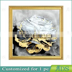 Handpainted Modern Floral Fabric Oil Painting thumbnail-2