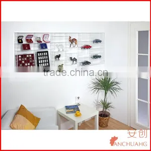 Large Wall Mounted Acrylic Glass Clear Presentation Showcase Case for Rocks - Minerals - Fossils - Shells - Stones-Model Cars thumbnail-4