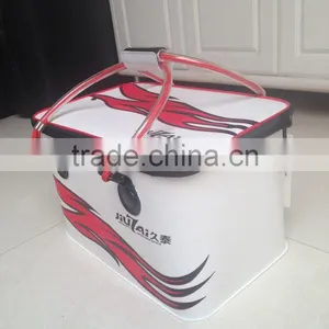 EVA Fishing Barrel Square Portable Water Carrier Foldable for Fishing thumbnail-2