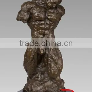 Bronze Abastract Nude Man Statues Art Sculptures thumbnail-1