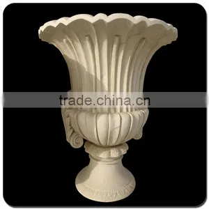Garden Decorative Stone Pot Marble Flower Pots thumbnail-2