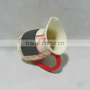 Indian Ceramic Water Jugs Antique With Side Handle thumbnail-6