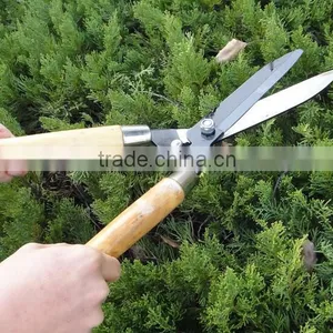 BD-HS108 10inch Wooden Handle Grass Garden Pruning Hedge Shear thumbnail-3