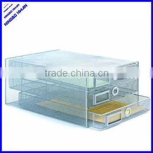3 Tier Metal Mesh a4 Cabinet File Tray Document Tray thumbnail-1