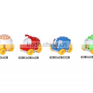 Promotional Toy Plastic Cartoon Toy Pull Back Car thumbnail-2