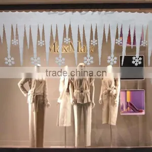 Cheap 2pcs White Snowflake Ice Strip Christmas X'mas Window Decoration Ornament Party thumbnail-4