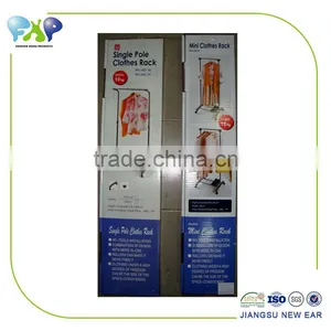 Single Pole Easy Moved Stainless Steel Rotating Clothes Drying Rack thumbnail-1