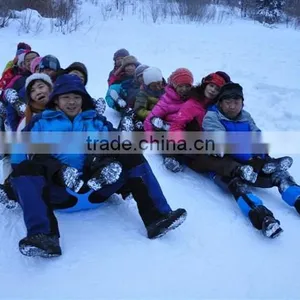 Kids/Adult Winter Sports Thicken Plastic Grass Skiing Pad Sled Board Snow Sledge thumbnail-3