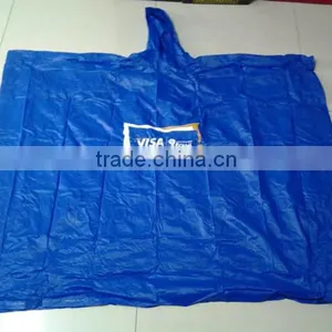Plastic Vinyl Rain Poncho thumbnail-2
