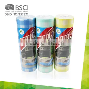 Cheap Good Quality Big Spunlace Nonwoven Fabric Rolls Muli-purpose Cleaning Wipes for Kitchen thumbnail-5