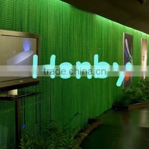 Green Color Aluminum Chain Drapery Curtain Wall thumbnail-2