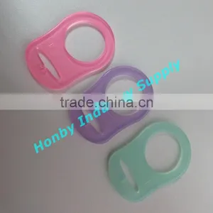 High Quality Colored Soft Silicone Pacifier Ring Safe For Baby thumbnail-1