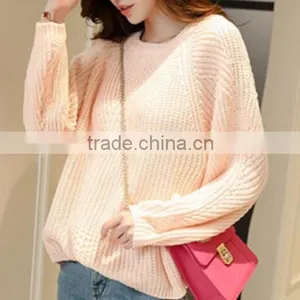 Wholesale Knit Custom Jumpers Pullover Sweater Women/BianFuShan Coat thumbnail-3