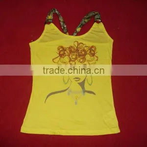 Fancy Design Cute Printed Ladies Tops thumbnail-1