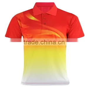 Wholesale Custom Golf Jersey Dri Fit Sublimate 100% Polyester Polo t Shirt for Men thumbnail-5