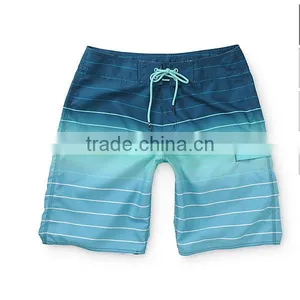 Wholesale Stripe Mens Beach Shorts Blue thumbnail-1