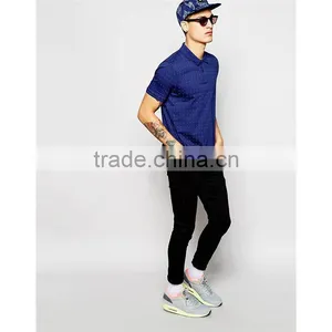 Wholesale Work Uniform Bulk Blue Blank Polo Shirt Oem Polo Shirt thumbnail-3