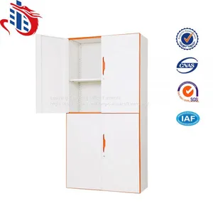 Modern Double Color Design 4 Door Display Cupboard Steel File Cabinets thumbnail-1