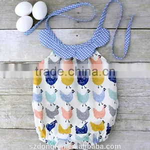 Baby Girls Little Chicken Romper Infant Baby Hen Jumpsuit Toddlers Clothing thumbnail-1
