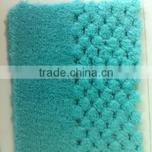 Polyester Jacquard and Plain Knitted Fleece Fabric Soft Hand Feel thumbnail-1