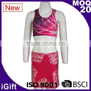 Nylon Spandex Custom Sports Clothings Athletic Women Import Sportswear thumbnail-1