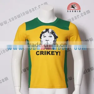 100% Polyester Short Sleeve T-shirt for Summer thumbnail-2