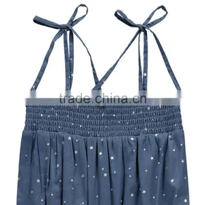 Kids Romper Baby Clothes Blue Denim One Piece Jumpsuit Wholesale Childrenis Clothing thumbnail-3