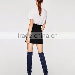 Guangzhou Shandao Factory OEM Customized New Design Hot Sale 160g 100% Cotton Short Sleeve O-Neck Girls Printed T Shirts thumbnail-3