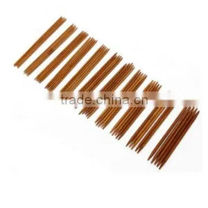 Bamboo Knitting Needle Natural and Carbonized Color thumbnail-1