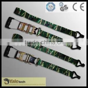 Rope Ratchet Tie Down Cam Buckle Cargo Lashing With Hooks and Rings Best Price Made by PES or PP thumbnail-4